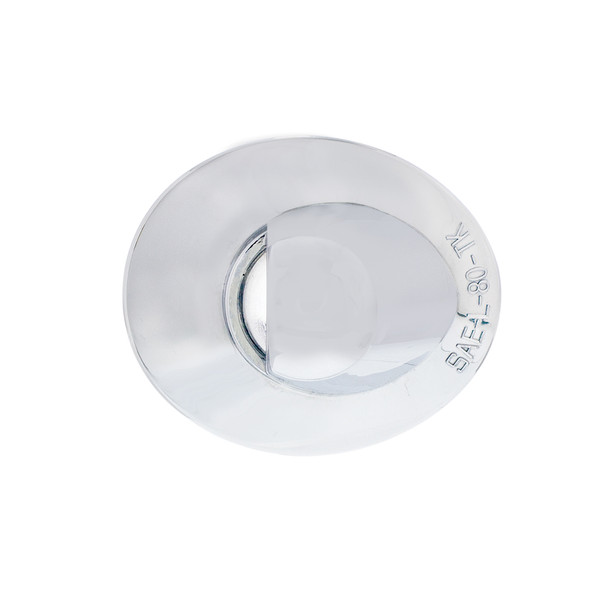 Chrome License Plate Light Lens For 1990-2004 Ford Truck