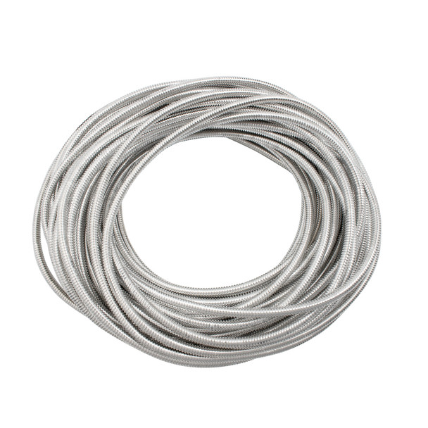 100' Chrome Wire Loom Roll - 1/4" Diameter