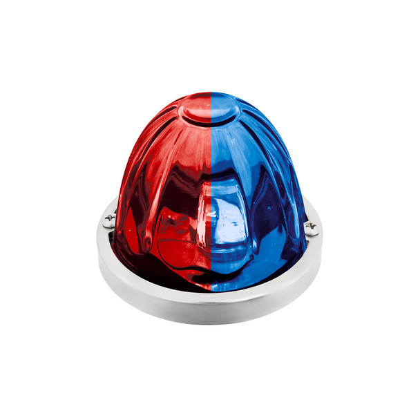 Double Fury 4 LED Glass Watermelon Light Kit-Red & Blue LED