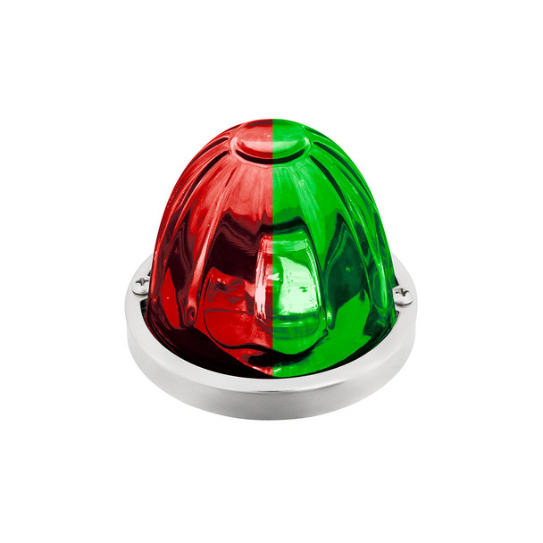 Double Fury 4 LED Glass Watermelon Light Kit-Red & Green LED