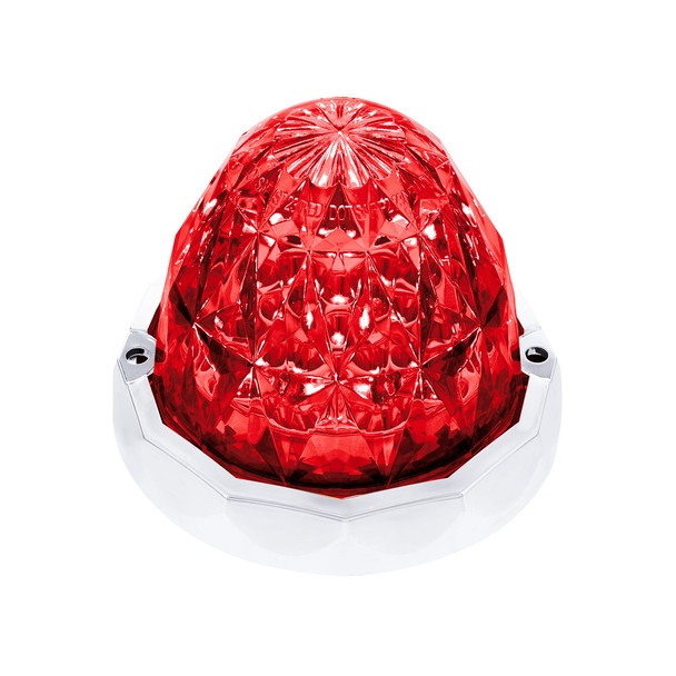 19 LED Dual Function Crystal Watermelon Light Kit With Bezel-Red LED/Red Lens