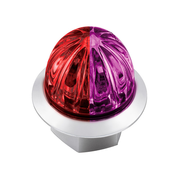 Double Fury 4 LED Dual Function 1-1/8" Watermelon Light-Red & Purple LED