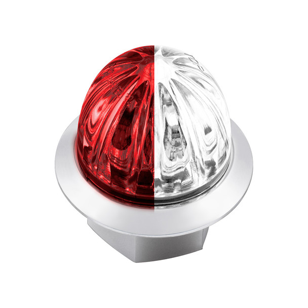 Double Fury 4 LED Dual Function 1-1/8" Watermelon Light-Red & White LED