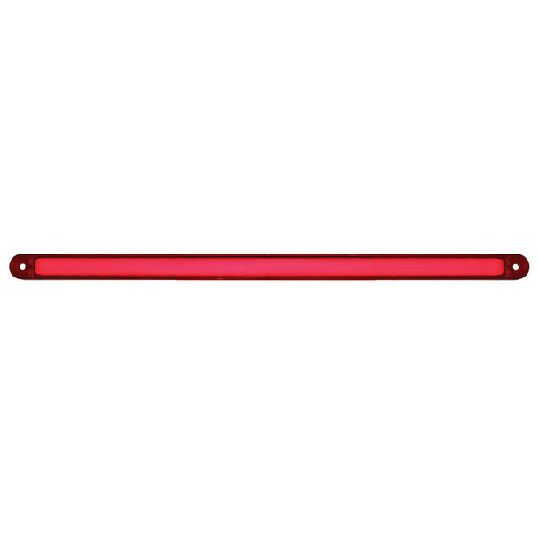 24 LED Dual Function 12" GloLight Bar (Stop, Turn & Tail) - Red LED/Red Lens (Card)