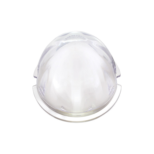 9 LED Dual Function GloLight Watermelon Cab/Auxiliary Light - Amber LED/Clear Lens (Bulk)