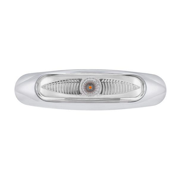 5-3/4" Wide 3 LED ViperEye Light (Clearance/Marker) - Amber LED/Clear Lens