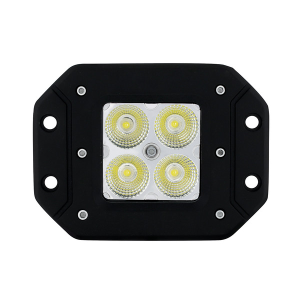 4 High Power LED Flange Mount Work Light - Flood Light
