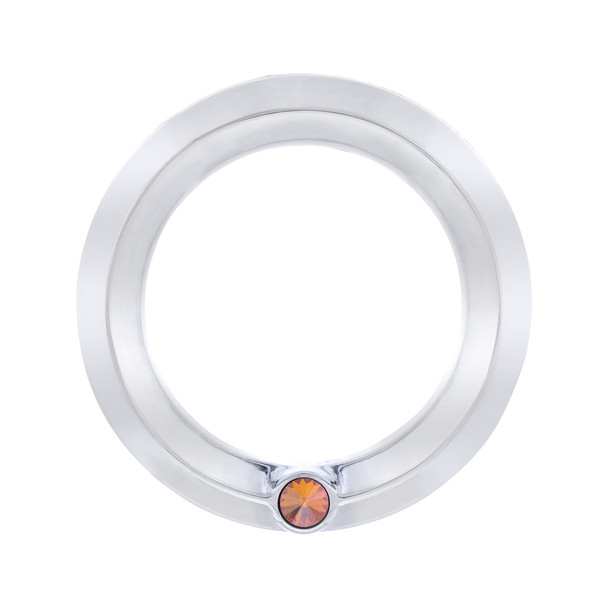 40686-UP SIGNATURE SERIES SMALL GAUGE BEZEL FOR 2006+ PETERBILT - COPPER CRYSTAL