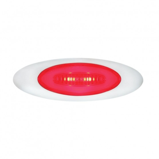 6 LED M5 Millennium GloLight (Clearance/Marker) - Red LED/Red Lens (Bulk)