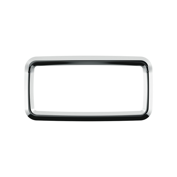 41236-UP CENTER DASH INSTRUMENT BEZEL WITH VISOR FOR 2006+ PETERBILT