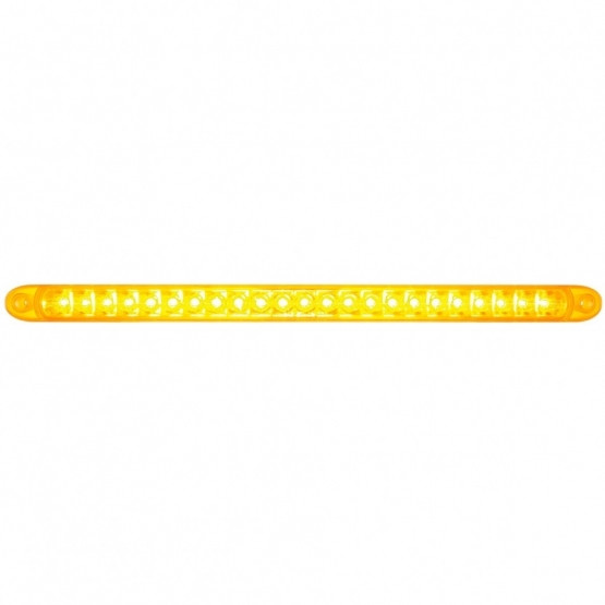 23 SMD LED 17-1/4" Reflector Turn Signal Light Bar Only - Amber LED/Amber Lens