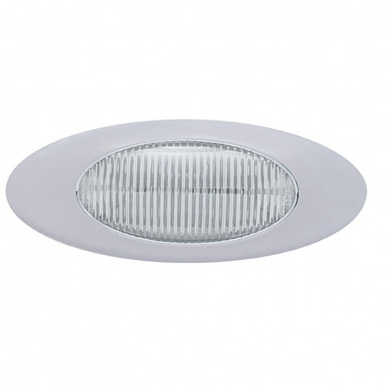 12 LED Phantom I Light (Clearance/Marker) - Amber LED/Clear Lens