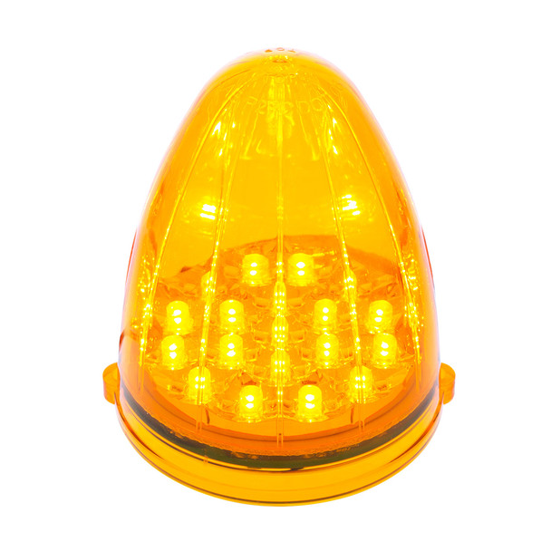 19 LED Reflector Grakon 1000 Style Cab Light - Amber LED/Amber Lens