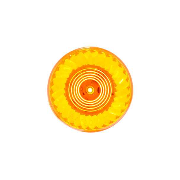 7 LED 2" Round Turbine Light (Clearance/Marker) - Amber LED/Amber Lens
