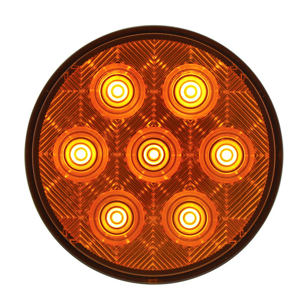 7 LED 4" Competition Series Turn Signal Light Kit - Amber LED/Amber Lens