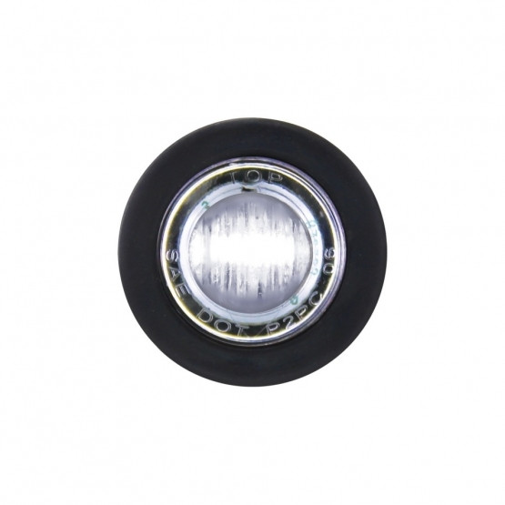 3 LED 3/4" Mini Light (Auxiliary/Utility) - White LED/Clear Lens