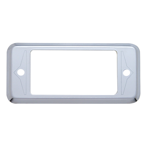 48028-UP ETCHED STAINLESS "A" PANEL POCKET COVER FOR PETERBILT