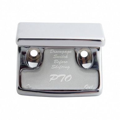 21075-UP "PTO" Switch Guard With Silver Sticker