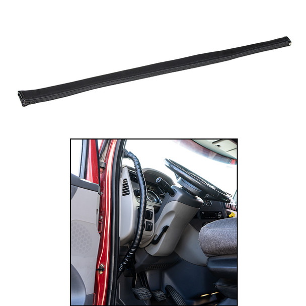 31.5" Driver Assist Grab Bar Cover - Black Engineered Leather