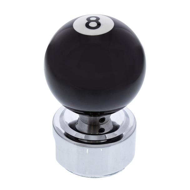 Number 8 Pool Ball Gearshift Knob For 13/15/18 Speed Eaton Style Shifters