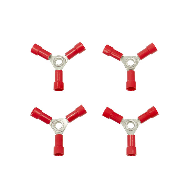 22-18 AWG 3-Way (Y) Vinyl Connector (4-Pack)