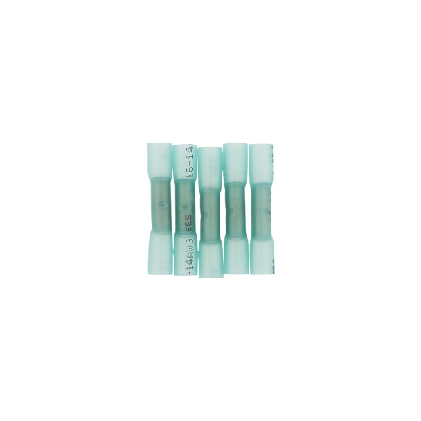 16-14 AWG CS Heat Shrink Butt Connector - Blue (5-Pack)