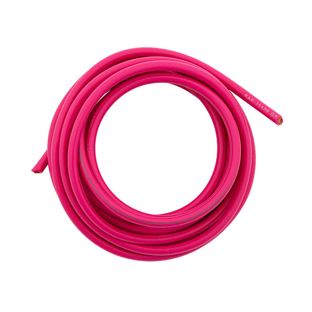 Primary Wire - Rated 105°C 10 AWG, Pink 8 Ft.