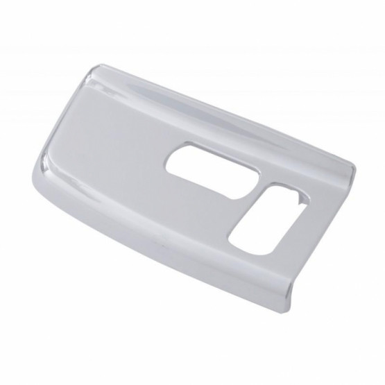 41722-UP CHROME PLASTIC WINDOW SWITCH PANEL FOR 1999-2010 PETERBILT 387 - PASSENGER