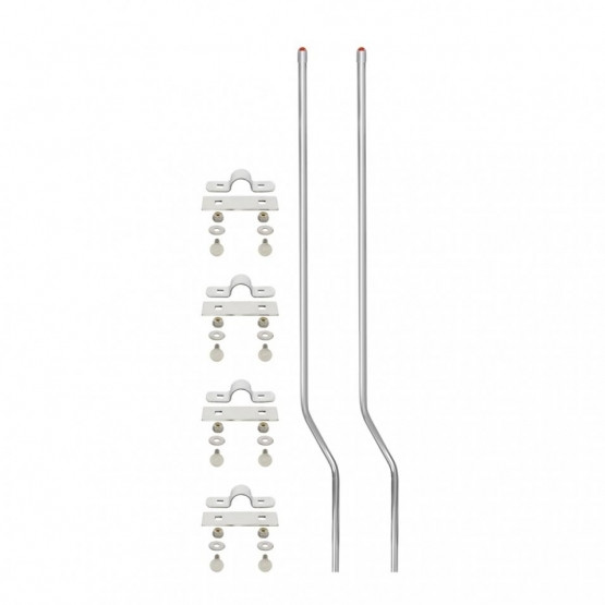 Stainless Steel Bumper Guide - Amber (Pair)