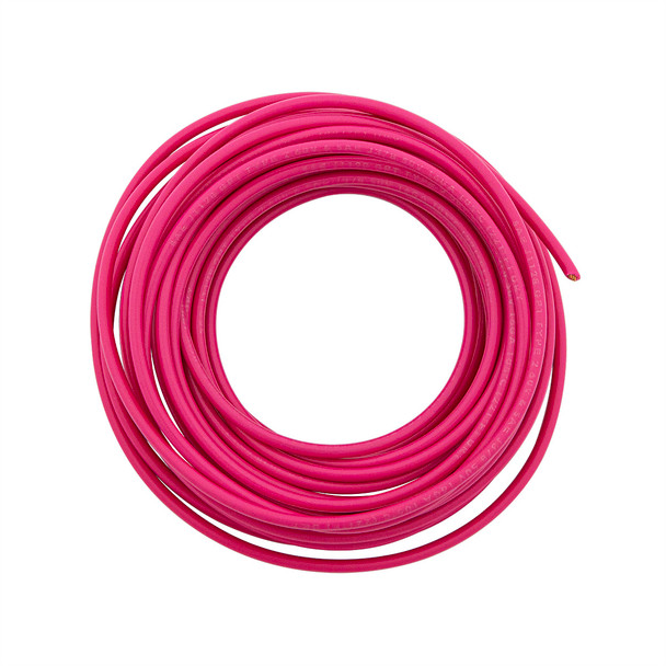 Primary Wire - Rated 105°C 16 AWG, Pink 20 Ft.