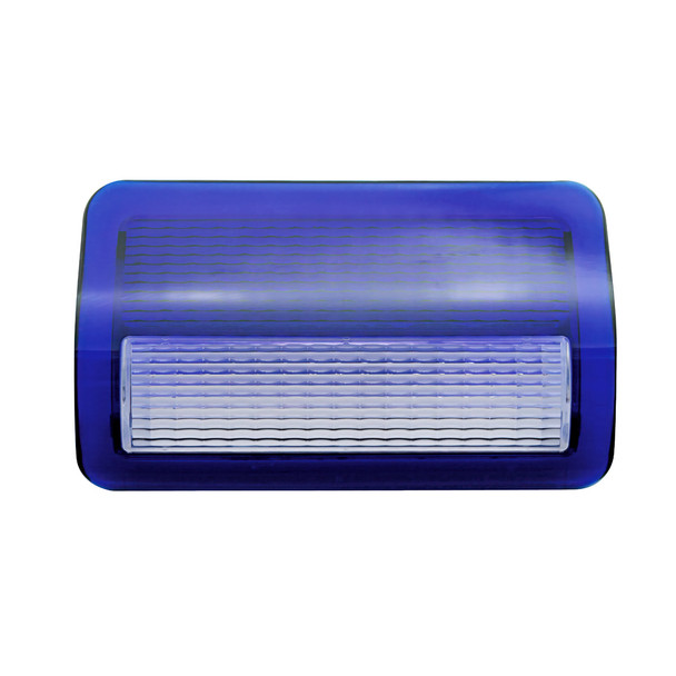 37069-UP DOOR COURTESY LIGHT LENS FOR 2006+ PETERBILT - BLUE