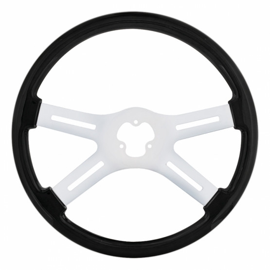 18" Carbon Black Steering Wheel