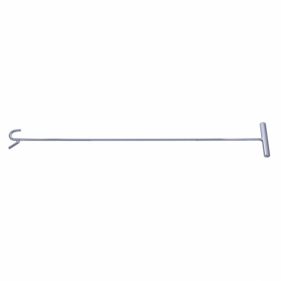 Chrome 36" Long Fifth Wheel Pin Puller, S-Hook (Each)