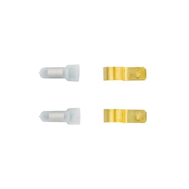 Power Tap Fuse Clips for Glass Fuses & 16-14 .250 FM FI Disconnects (2-Pack)