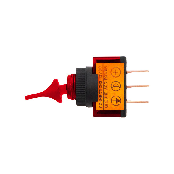 Red Illum Duckbill 20 Amp 12V S.P.S.T. On/Off 1 Pc.