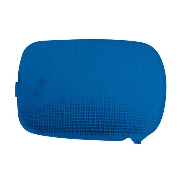 37051-UP RECTANGULAR DOME LIGHT LENS FOR 2006+ PETERBILT - BLUE