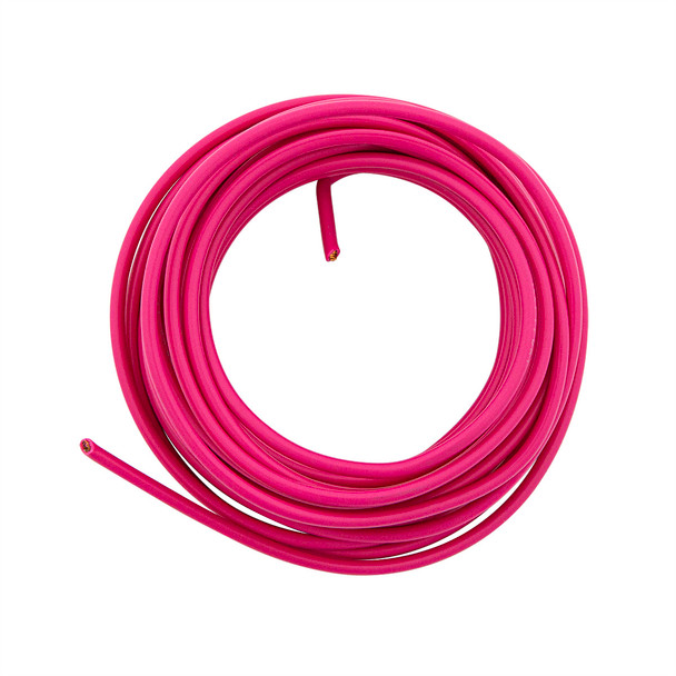 Primary Wire - Rated 105°C 14 AWG, Pink 15 Ft.