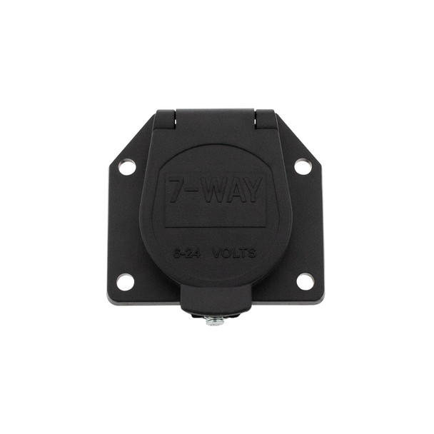 Round 7-Way Male Connector - Flat Pin