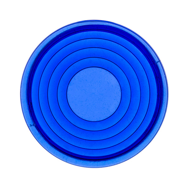 37057-UP ROUND MAP LIGHT LENS FOR 2006+ PETERBILT - BLUE