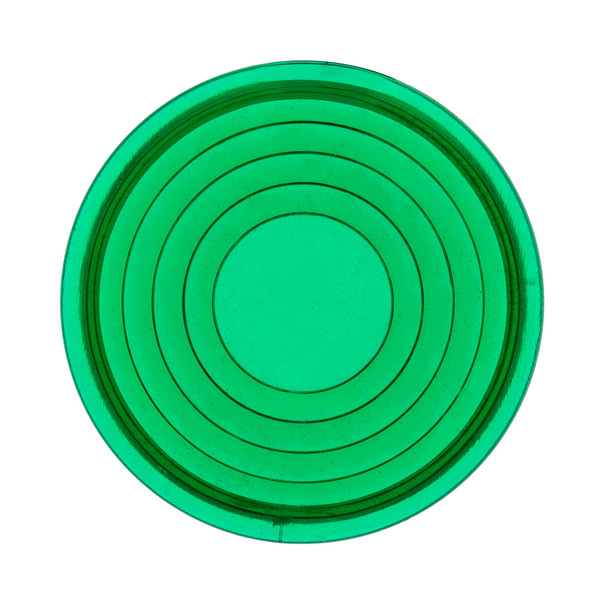 37059-UP ROUND MAP LIGHT LENS FOR 2006+ PETERBILT - GREEN