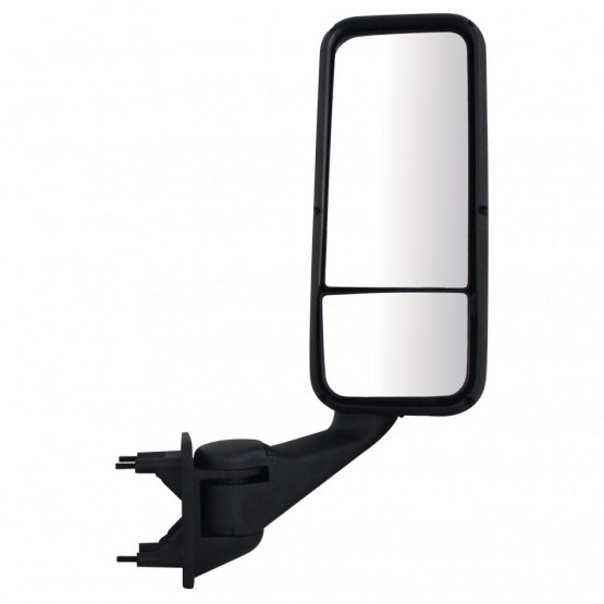 42776-UP BLACK HEATED MIRROR ASSEMBLY FOR PETERBILT 387/587 & KENWORTH T2000/T700 - PASSENGER