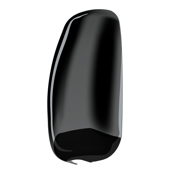 42777-UP BLACK MIRROR COVER FOR PB 387 (1999-2010), 587 (2011-2019), & KW T700 (2011-2014) - DRIVER