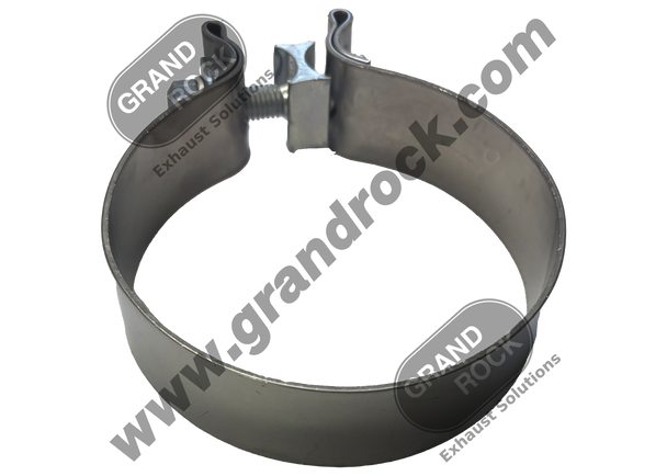 CLAMP,4" SS POLISHED 10/BOX, SOLD PER PIECE