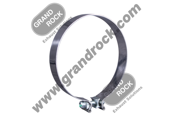 CLAMP,7" SS POLISHED 10/BOX, SOLD PER PIECE