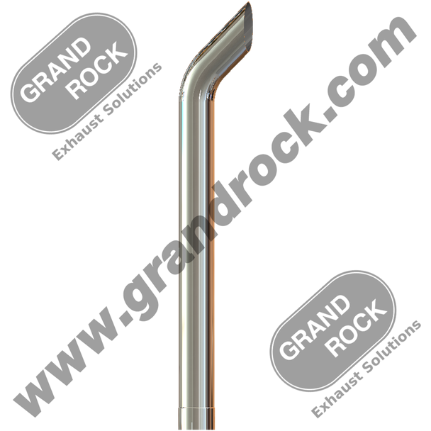 5" X 60" BULLHORN ID CHROME