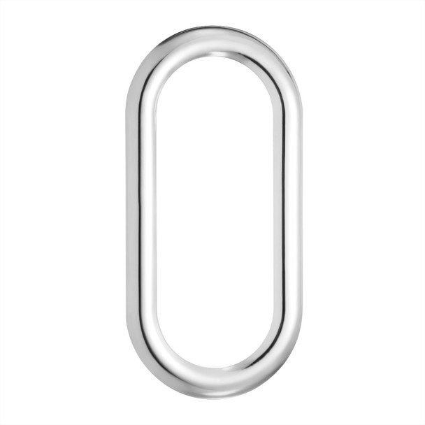 21718-1-UP PETERBILT STAINLESS OVAL WINDOW TRIM