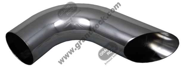 ELBOW,5"90DEG OD/MITER CHR