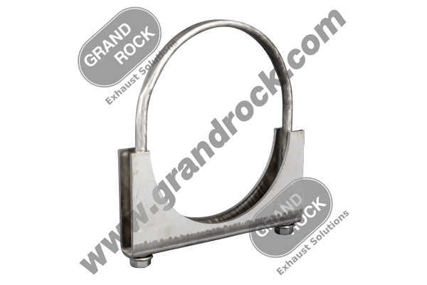 5" FLAT BOLT CLAMP; STAINLESS STEEL