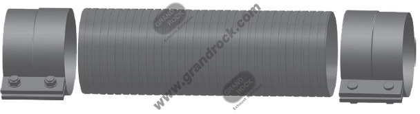 5"X36 FLEX PIPE SS KIT