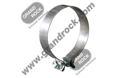 5" D, 1.25" W CLAMP; 430SS MILL FIN